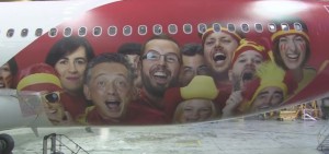 Avión de la Selección española de Fútbol - FÚTBOLSELECCIÓN