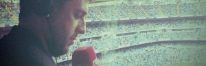 Antonio Muelas en cabina de retransmisión de radio - RNE - FÚTBOLSELECCIÓN