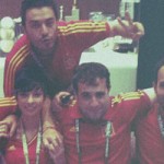 Antonio Muelas con el Equipo de la Selección - RTVE - RNE- FÚTBOLSELECCIÓN