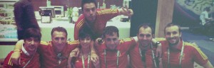 Antonio Muelas con el Equipo de la Selección - RTVE - RNE- FÚTBOLSELECCIÓN