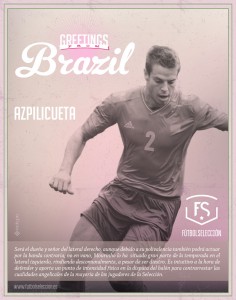 Azpilicueta - Jugadores del Mundial 2014 - FÚTBOLSELECCIÓN