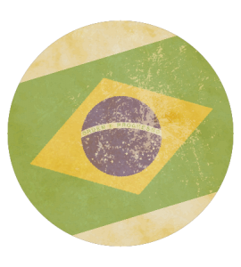 Selección de fútbol de Brasil - Bandera - Mundial 2014 Brasil - FÚTBOLSELECCIÓN